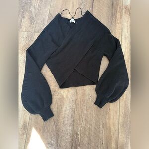 By Together Black Off-the-Shoulder Sweater